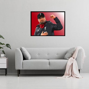 Jurgen Klopp Digital Art Print - (en cartón Foamex o papel fotográfico)