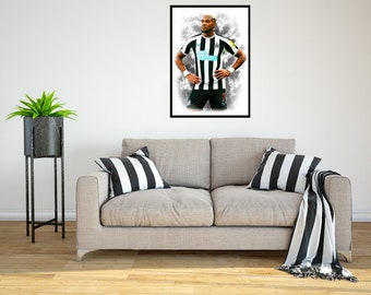 Joelinton 2022/23 Digital Art Print - (On Foamex Board or Photo Paper)