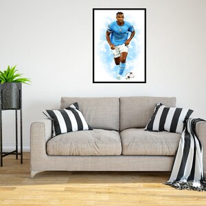 Manuel Akanji 2022/23 Digital Art Print - (en cartón Foamex o papel fotográfico)