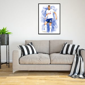 Eric Dier 2022/23 Digital Art Print - (En cartón Foamex o papel fotográfico)