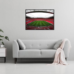 Impresión de arte digital del Emirates Stadium - (en cartón Foamex o papel fotográfico)