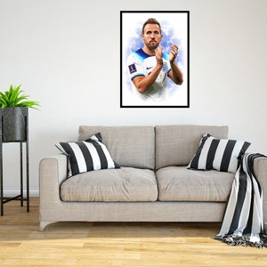 Harry Kane England 2022/23 Digitaler Kunstdruck - (auf Schaumstoffkarton oder Fotopapier)