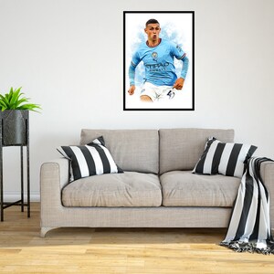 Phil Foden 2022/23 Digital Art Print - (en cartón Foamex o papel fotográfico)