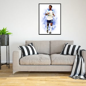Raheem Sterling 2022/23 Digital Art Print - (En cartón Foamex o papel fotográfico)