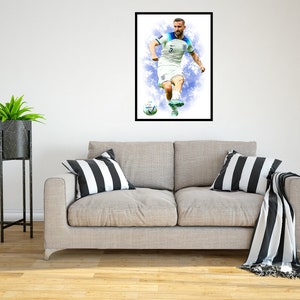 Luke Shaw England 2022/23 Digital Art Print - (en cartón Foamex o papel fotográfico)