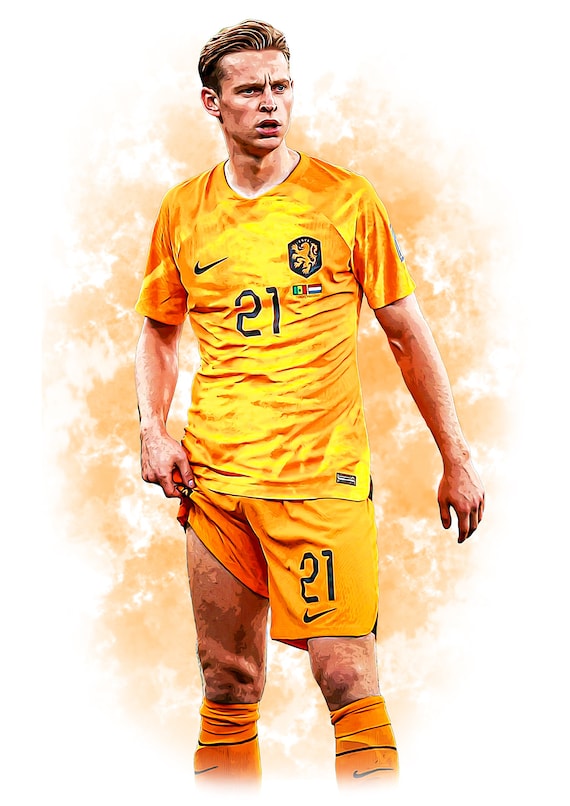 フレンキー・デ・ヨング オランダ 2022/23 デジタルアートプリント