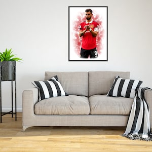 Bruno Fernandes 2022/23 Digital Art Print - (en cartón Foamex o papel fotográfico)