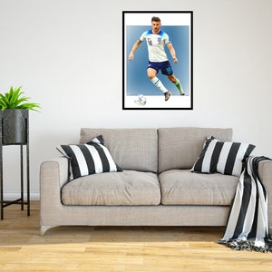 Mason Mount England 2022/23 Digital Art Print - (En cartón Foamex o papel fotográfico)