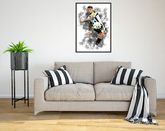 Kieran Trippier 2022/23 Digital Art Print - (On Foamex Board or Photo Paper)