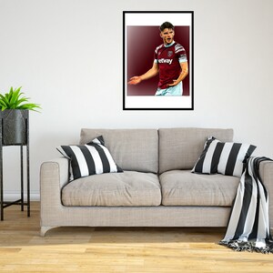 Declan Rice 2022/23 Digital Art Print - (En cartón Foamex o papel fotográfico)
