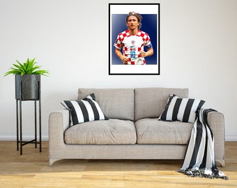 ルカ・モドリッチ サイン入り クロアチア 2024 オーセンティックマッチ