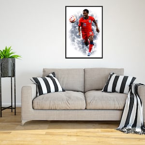 Raheem Sterling 2022/23 Digital Art Print - (En cartón Foamex o papel fotográfico)