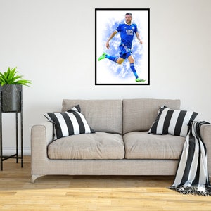 Jamie Vardy 2022/23 Digital Art Print - (en cartón Foamex o papel fotográfico)