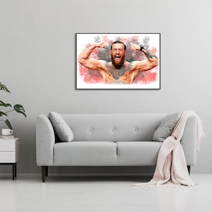 Conor McGregor Digital Art Print - (en cartón Foamex o papel fotográfico)