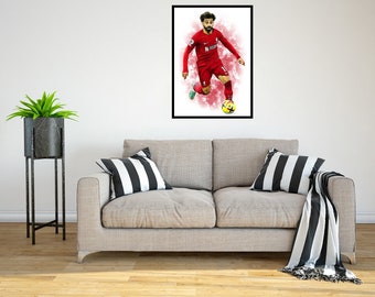 Mo Salah 2022/23 Digital Art Print - (On Foamex Board or Photo Paper)