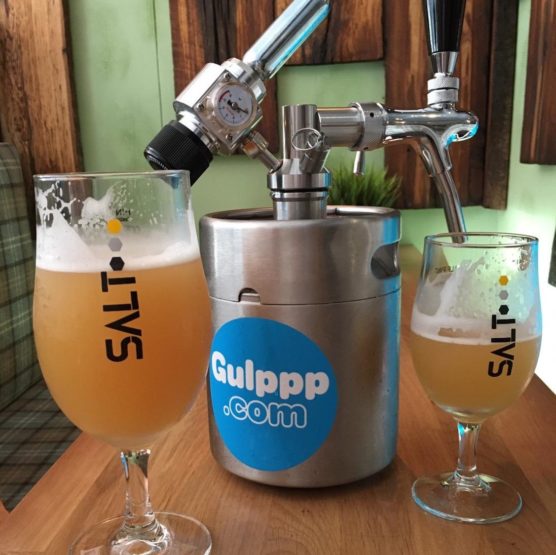 5L ミニケグ、5L グロウラー、ヘビーデューティーレギュレーターと