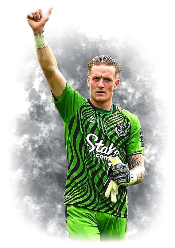 Jordan Pickford 2022/23 Digital Art Print (on Foamex Board or