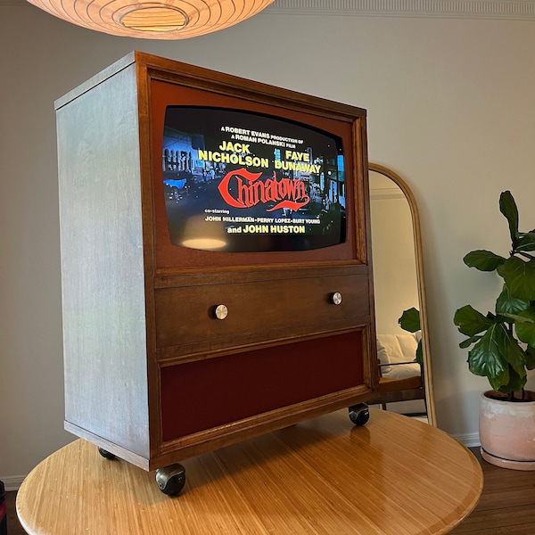 Vintage Tv Console Etsy
