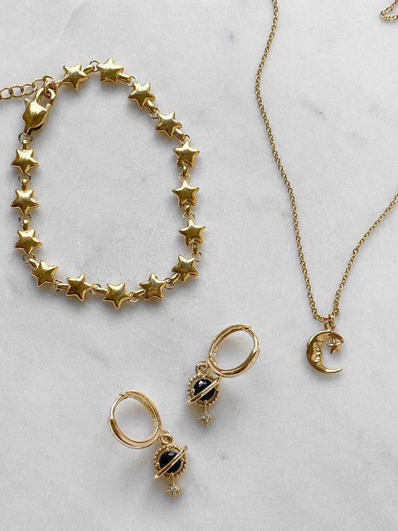 【ONE ENOUGH】Super Star Chain Bracelet Y2K Star Bracelet,star Pendant,starburn Bracelet,street