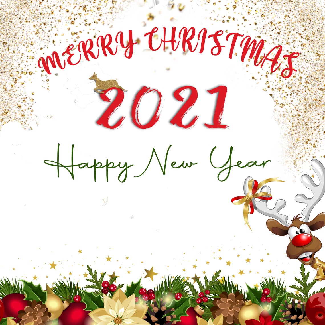 Downloadable and printable Christmas gift card .PDF.Just send | Etsy
