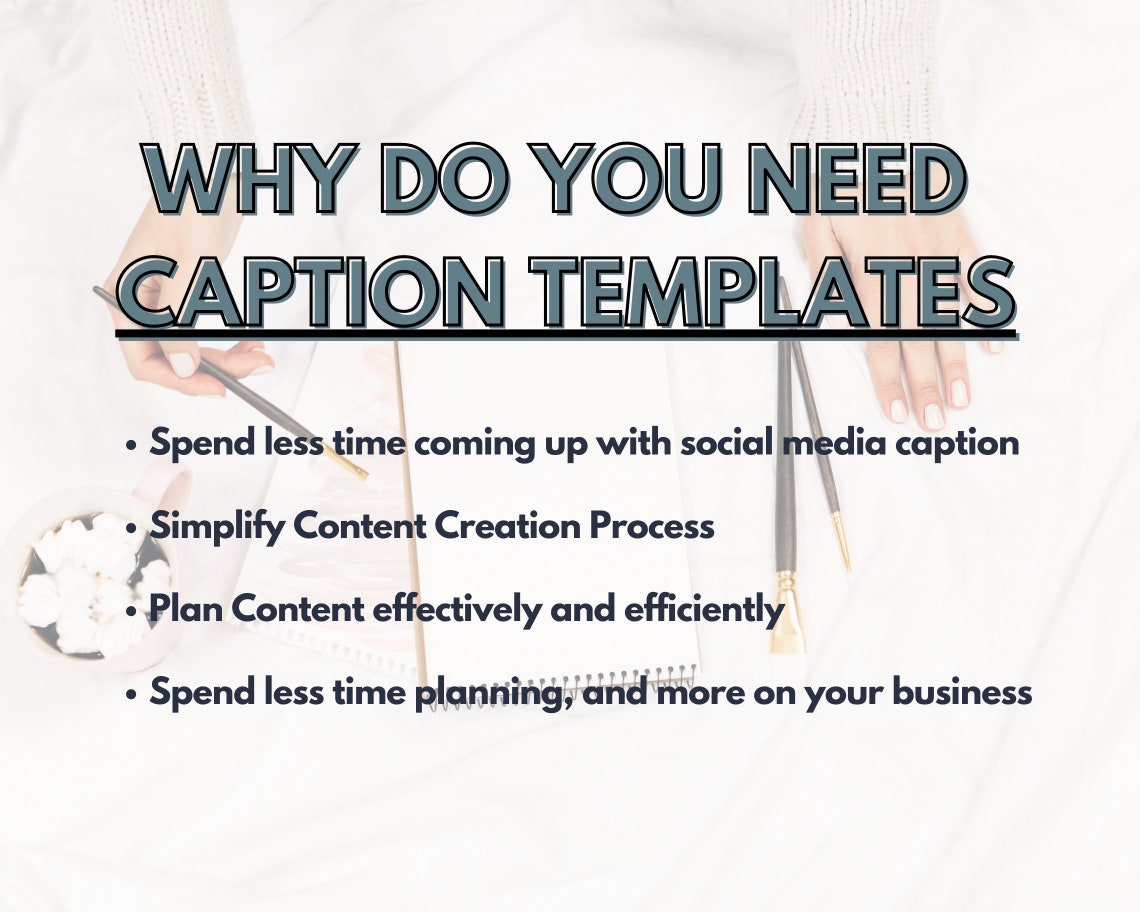 50 Instagram Caption Templates for Bloggers Caption Presets Social ...