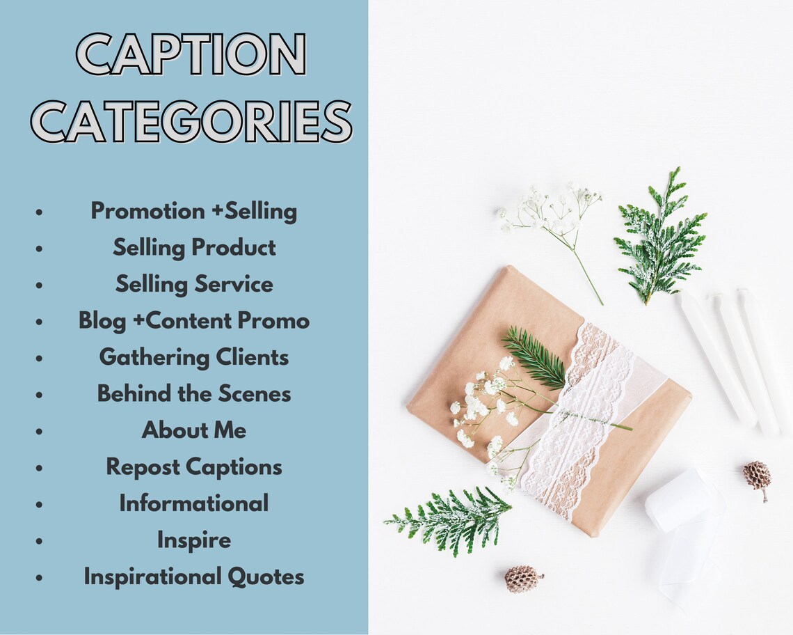 50 Instagram Caption Templates for Bloggers Caption Presets Social
