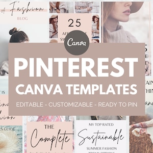 Pinterest Templates Canva, Lifestyle Pinterest Templates, Blogger Templates, Pinterest Marketing, Pin Template, Pinterest Blogger Templates
