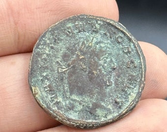 Very Old Ancient Roman Or Greek Unresearched Bronze Coin