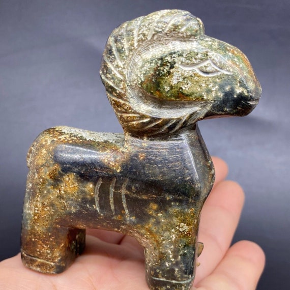奇妙な石で作られた古代ローマの雄羊の像 - Etsy 日本