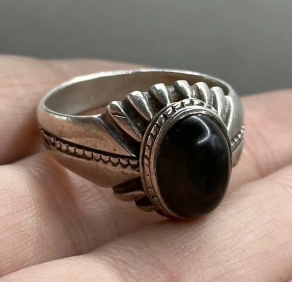 Very Rare Ancient Roman Solid Silver Ring With Un… - image 1