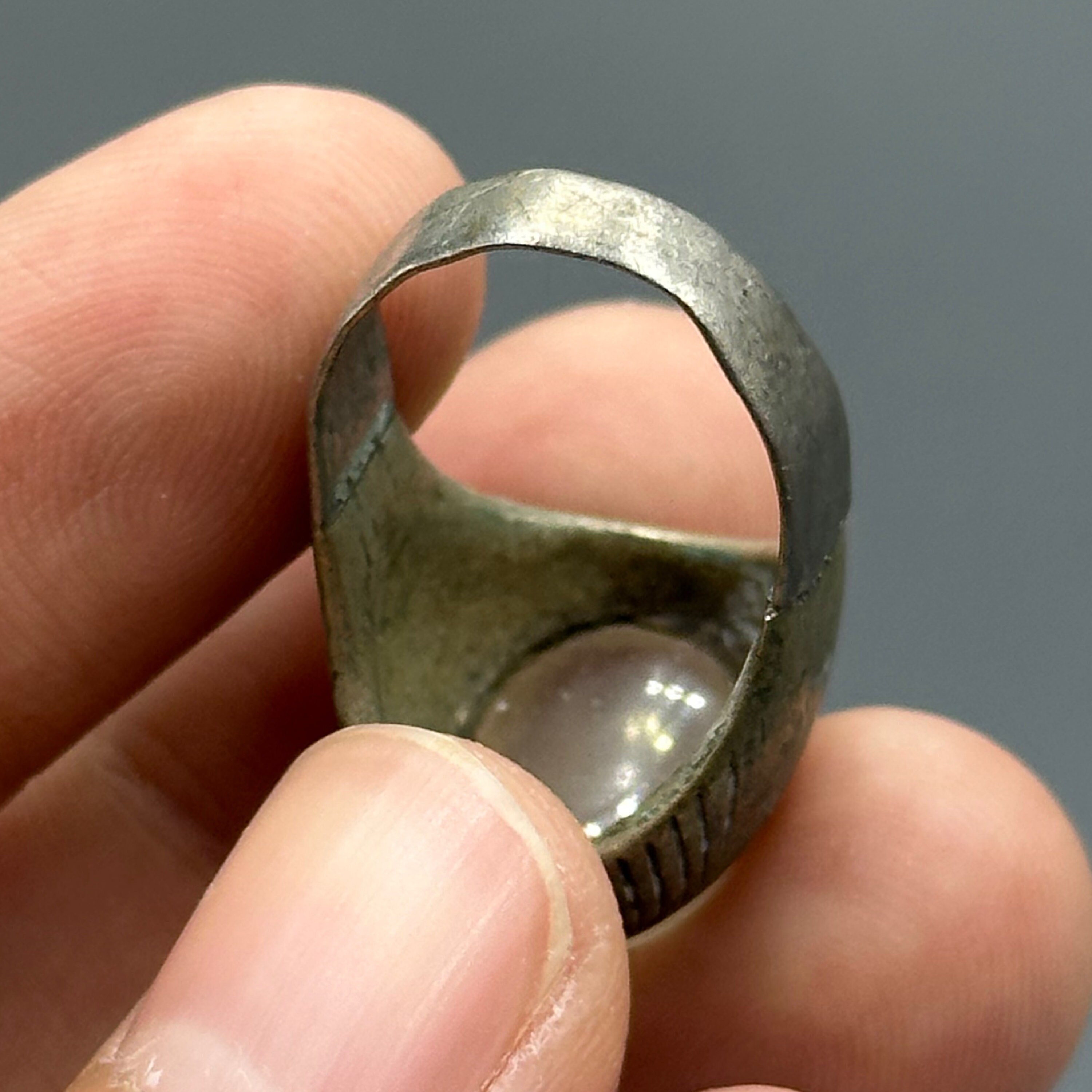Beautiful Ancient Roman Ring With Antelope Intaglio Agate Insert - Etsy
