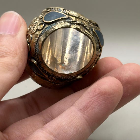 Ancient Medieval Style Handmade Vintage Ring - image 3