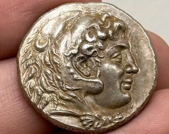 古代ギリシャのアレクサンダー大王のコイン（良好な状態） - Etsy 日本