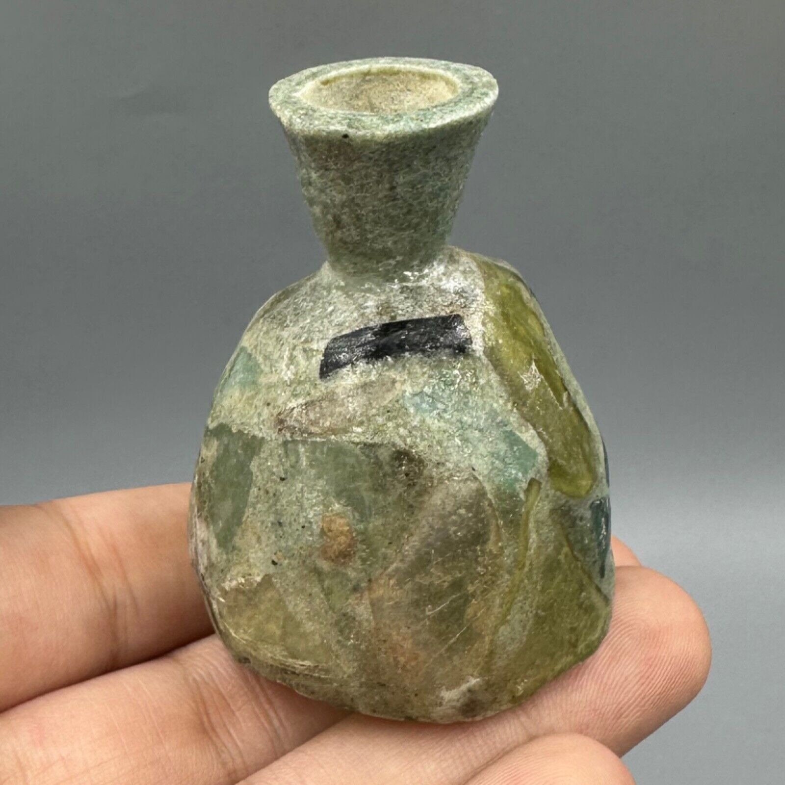 Récipient En Verre Romain Authentique - Ier Au IIIe Siècle Après J.-C. - Pièce Historique
