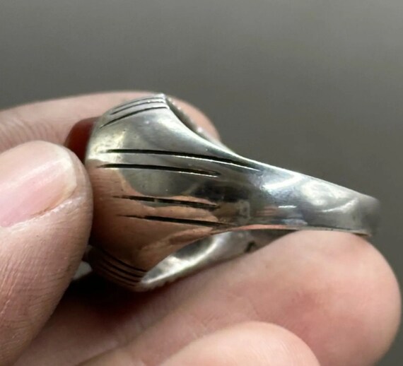Lovely Solid Silver Ancient Roman Ring With A Nat… - image 4