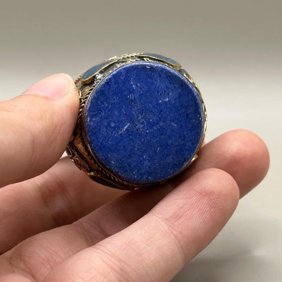 Ancient Medieval Style Handmade Vintage Ring - image 4