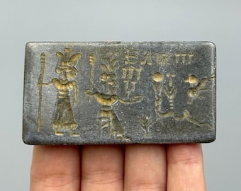 Unique Ancient Sumerian Stone Near Eastern Intaglio Tablet