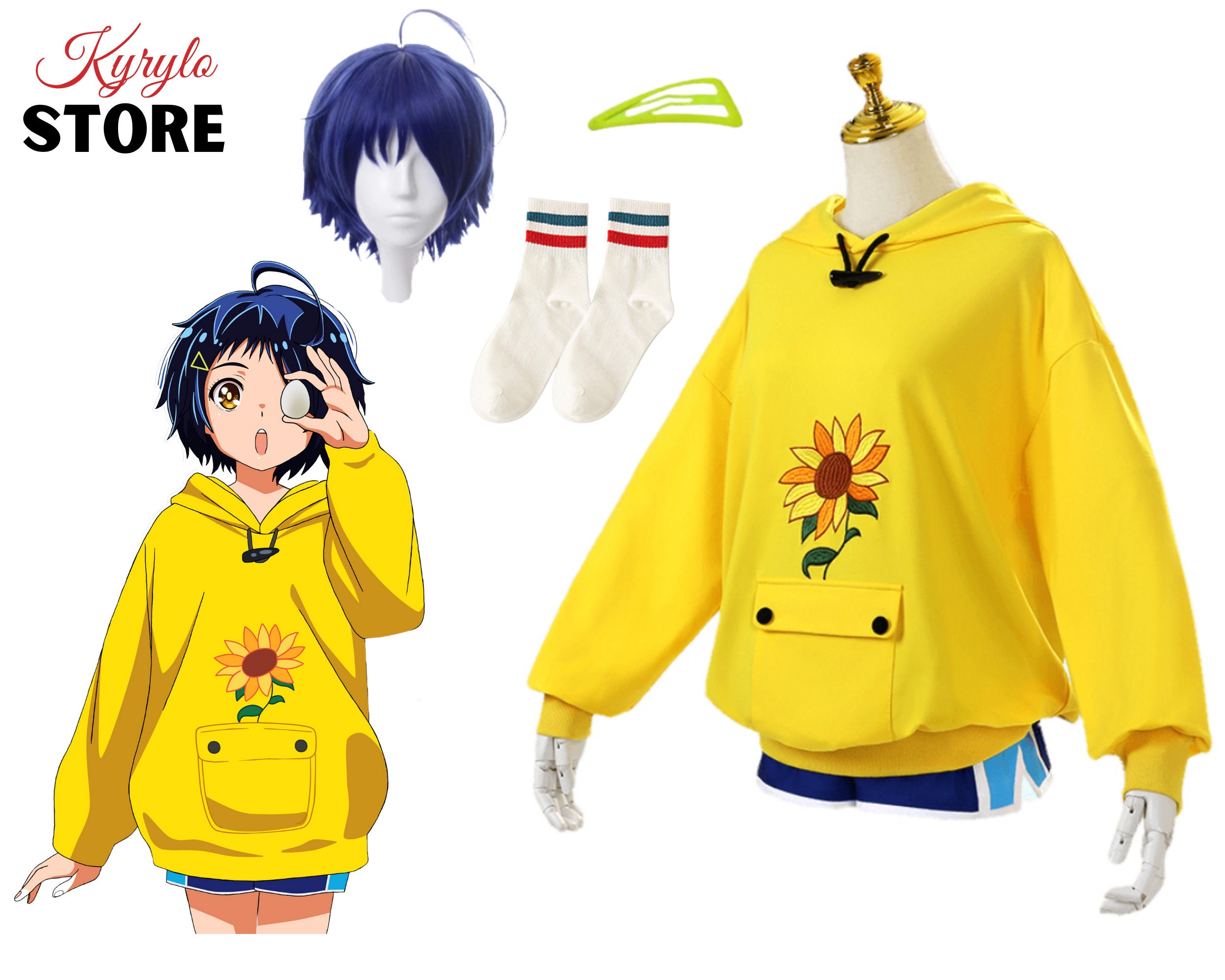 Japan Wonder Egg Priority Sudaderas Con Capucha Aiohto Sudad Japan Wonder Egg Priority Sudaderas Con Capucha Aiohto Sudad