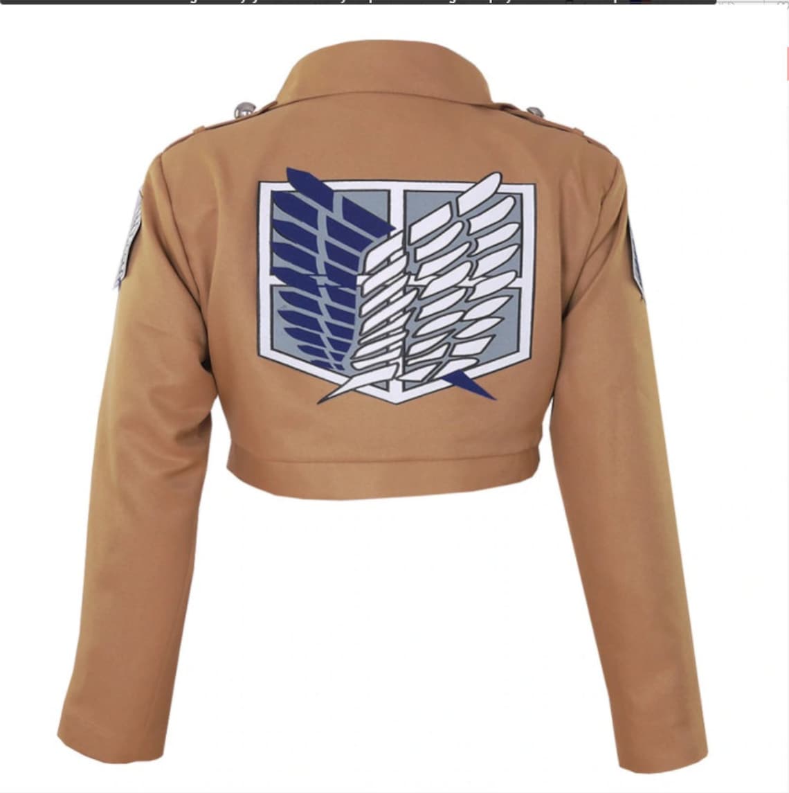 Attack on Titan Jacket Levi Ackerman Jacket Shingeki no Etsy