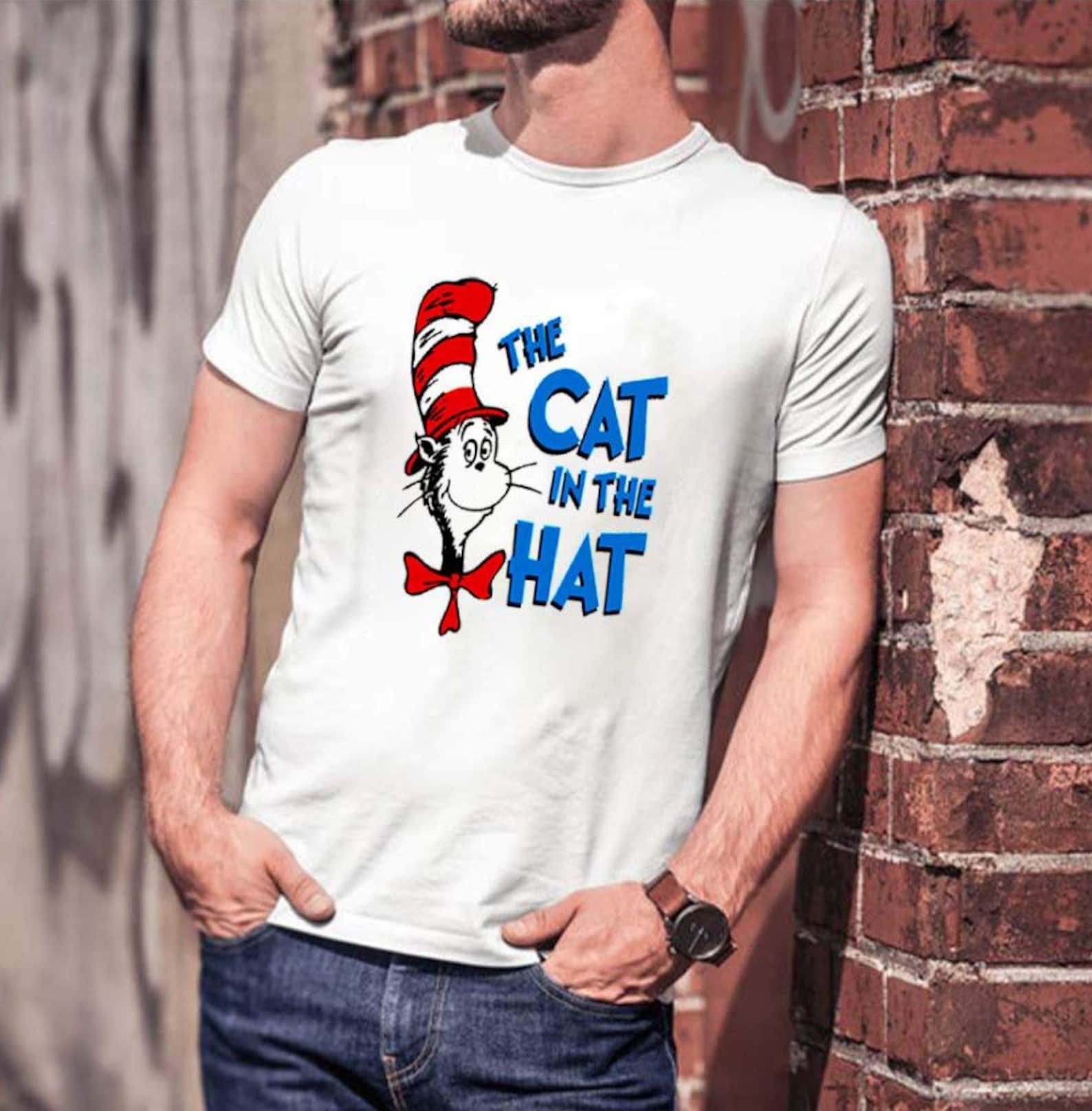 The Cat In The Hat Dr Seuss Unisex Shirt Hoodie Sweatshirt Etsy