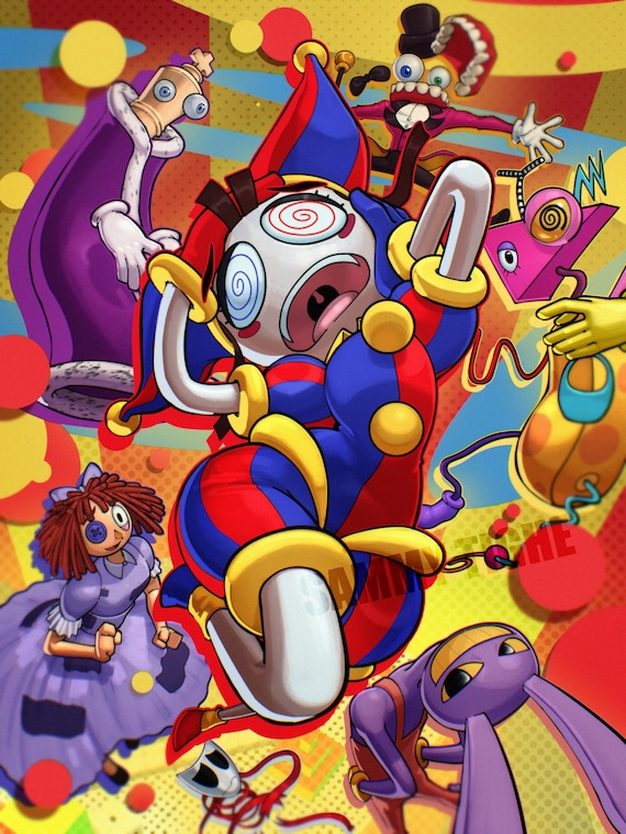 驚異のデジタルサーカスポスター - Etsy 日本