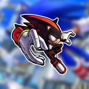 Adesivo Shadow The Hedgehog