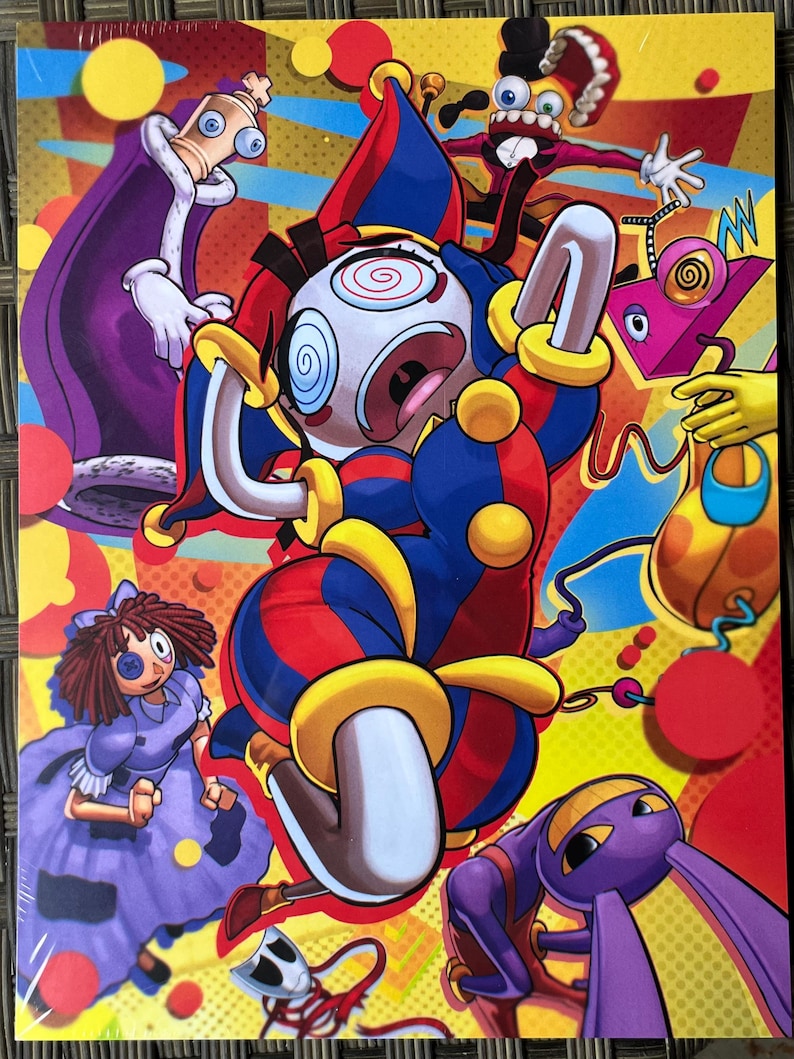 The Amazing Digital Circus - Art Print, Pomni, Jax, Ragatha, Zooble