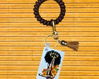 Black Girl Magic Keychain Positive Affirmation Unique Keychains Make a Statement Black Owned Business