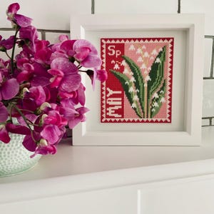 May Birth Month Stamp Counted Cross Stitch Kit