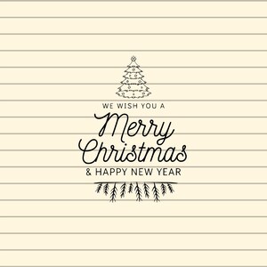 Le deseamos una Feliz Navidad y Próspero Año Nuevo Svg, Navidad Svg, Árboles de Navidad Svg, Año Nuevo Svg, Tarjeta de Navidad Svg, Vacaciones de Invierno Svg