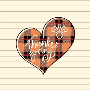 Thanksgiving Svg, Thanksgiving Checkered Heart Svg, Thanksgiving Heart Svg, Thankful Svg, Be Thankful Svg, Holiday Svg, Fall Svg,Give Thanks
