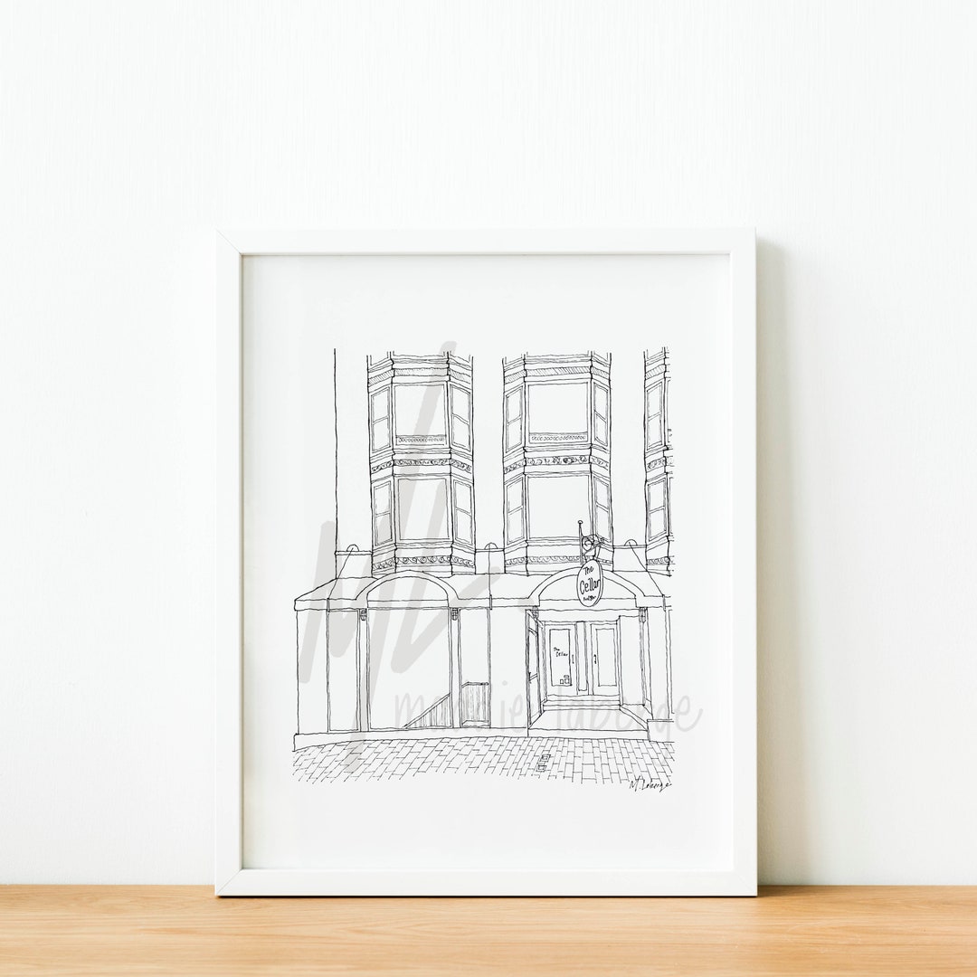The Cellar, Cambridge, MA Imprimir Etsy España