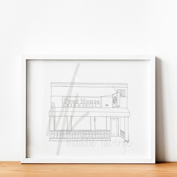 Pour House, Boston MA, Print