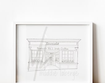 Emmets, Boston, MA Print